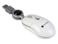 Mini Mouse Láser con Cable USB Retráctil
